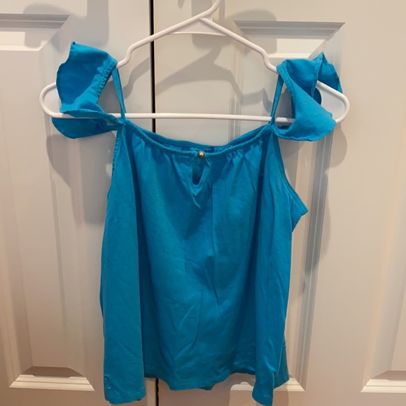Lilly Pulitzer turquoise top - Picture 1 of 4